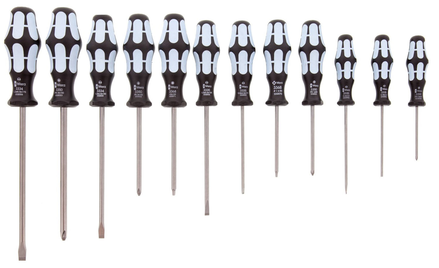 3334/12 SCREWDRIVER SET, STAINLESS