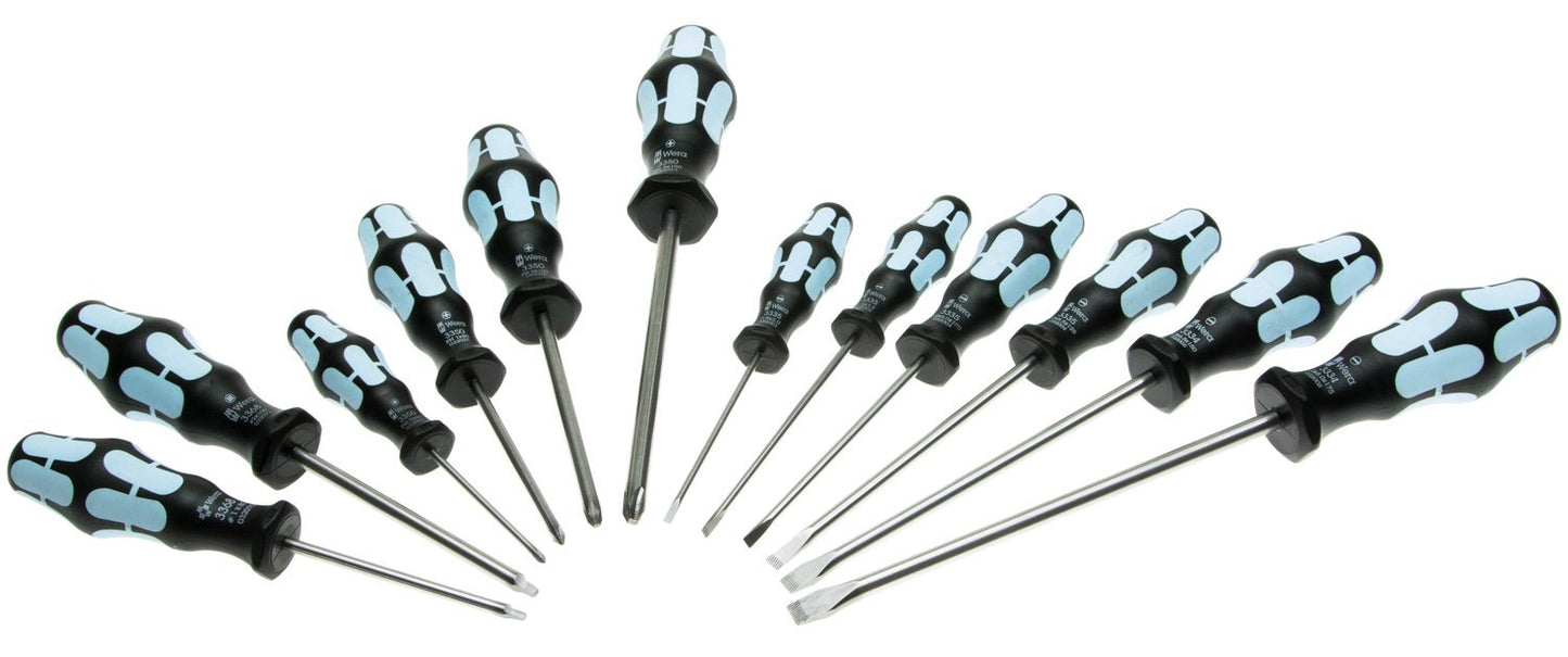 3334/12 SCREWDRIVER SET, STAINLESS