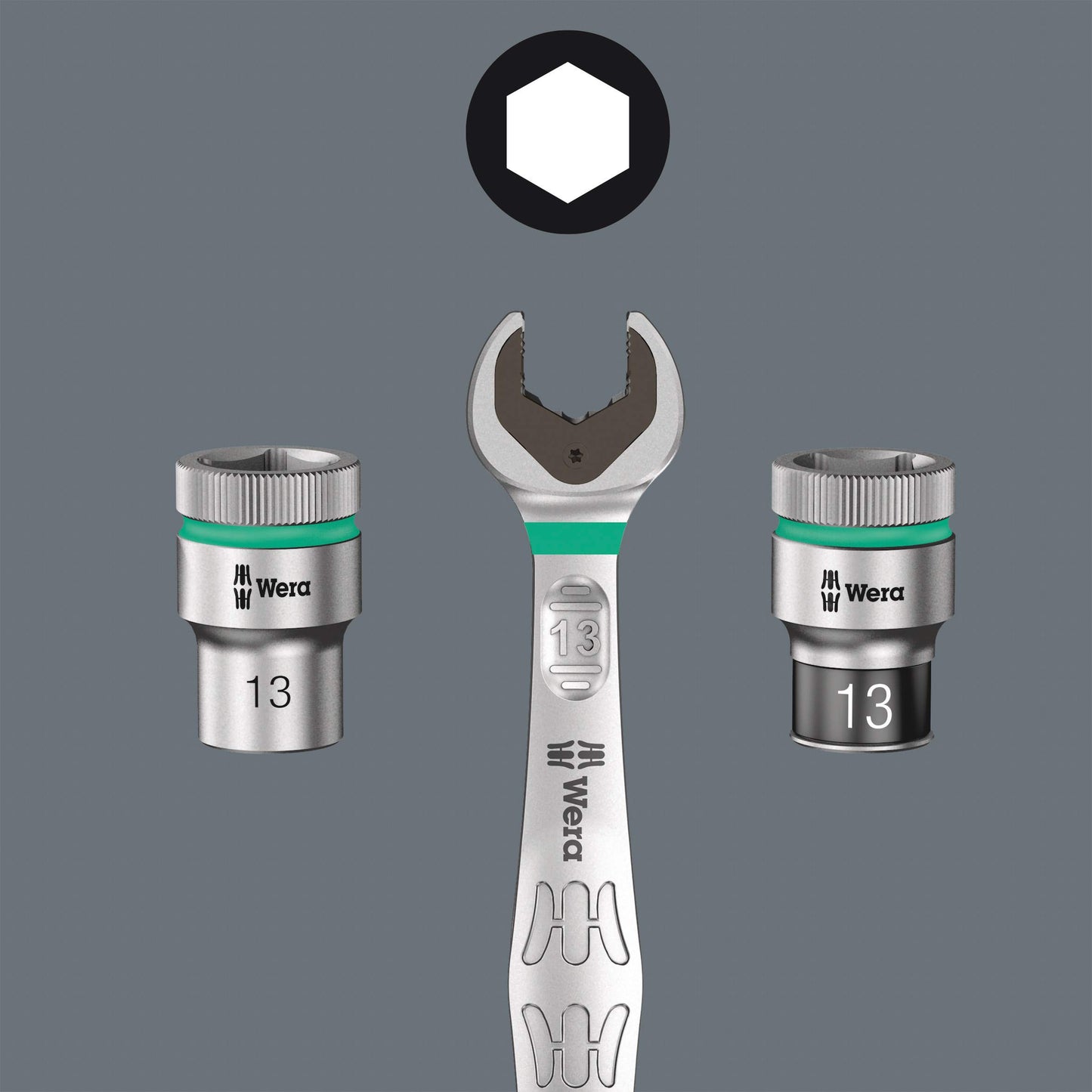 Wera 8100 SB 6 SPEED 3/8 29 PC 3/8" DRIVE METRIC